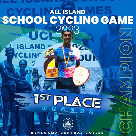 All Island Cycling Game 1st Place Himal Senehas
